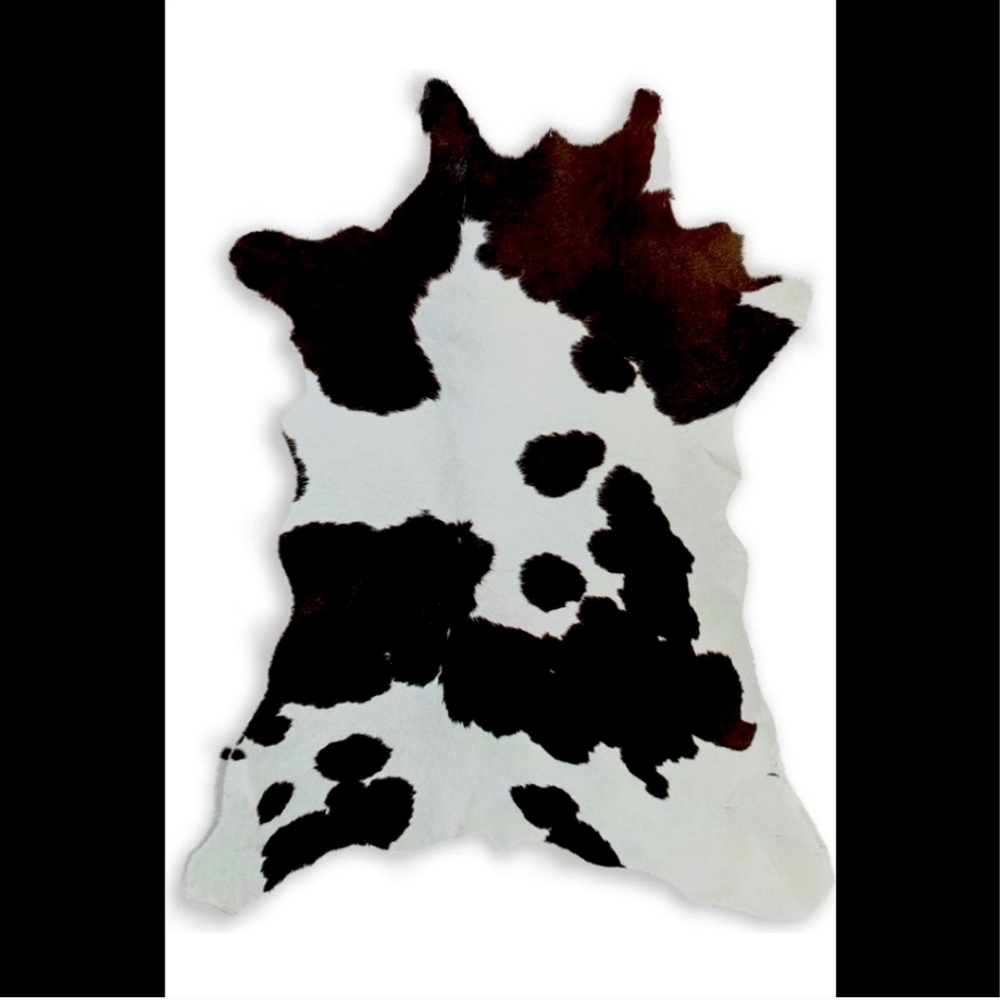 Natural Genuine Cowhide Throw 2’ x 3’